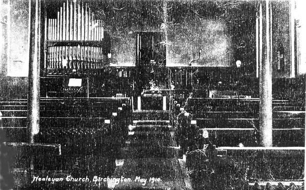 Inside Methodist Chapel 1910